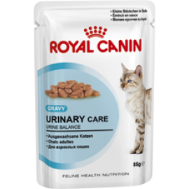 Royal Canin Urinary Care (в соусе)-тщательно сбалансированная формула, способствующая поддержанию здоровья мочевыводящих путей